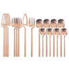 Rainbow Dinnerware Set Spoon Fork Knife Table Decor Cutlery
