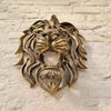 Lion's Head Wall Hanging Art Sculpture Wall Decoration