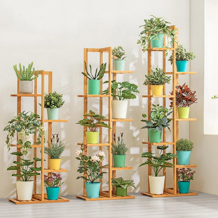Bamboo Plant Stand